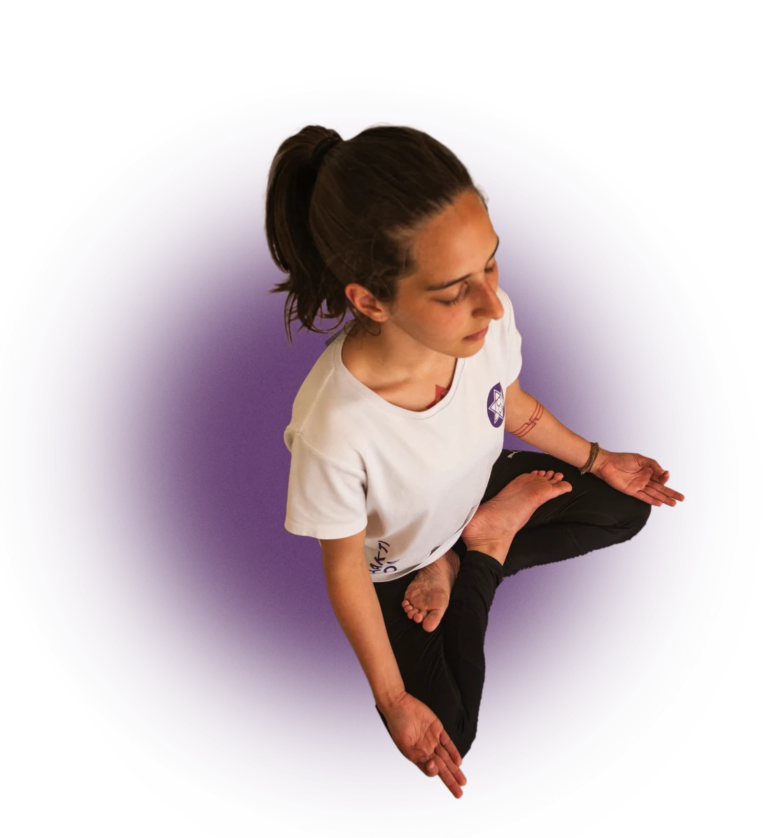 Postura de meditación del sistema Shakti Yoga